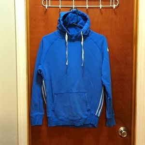 Nike Blue/White stripe Pullover Hoodie Girls Medium